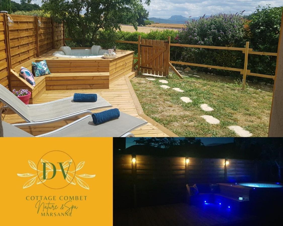 Cottage Combet Gite Climatise Avec Jacuzzi Marsanne エクステリア 写真